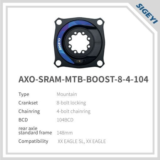 SIGEYI AXO SRAM MTB BOOST 8TR 104 POWER METER