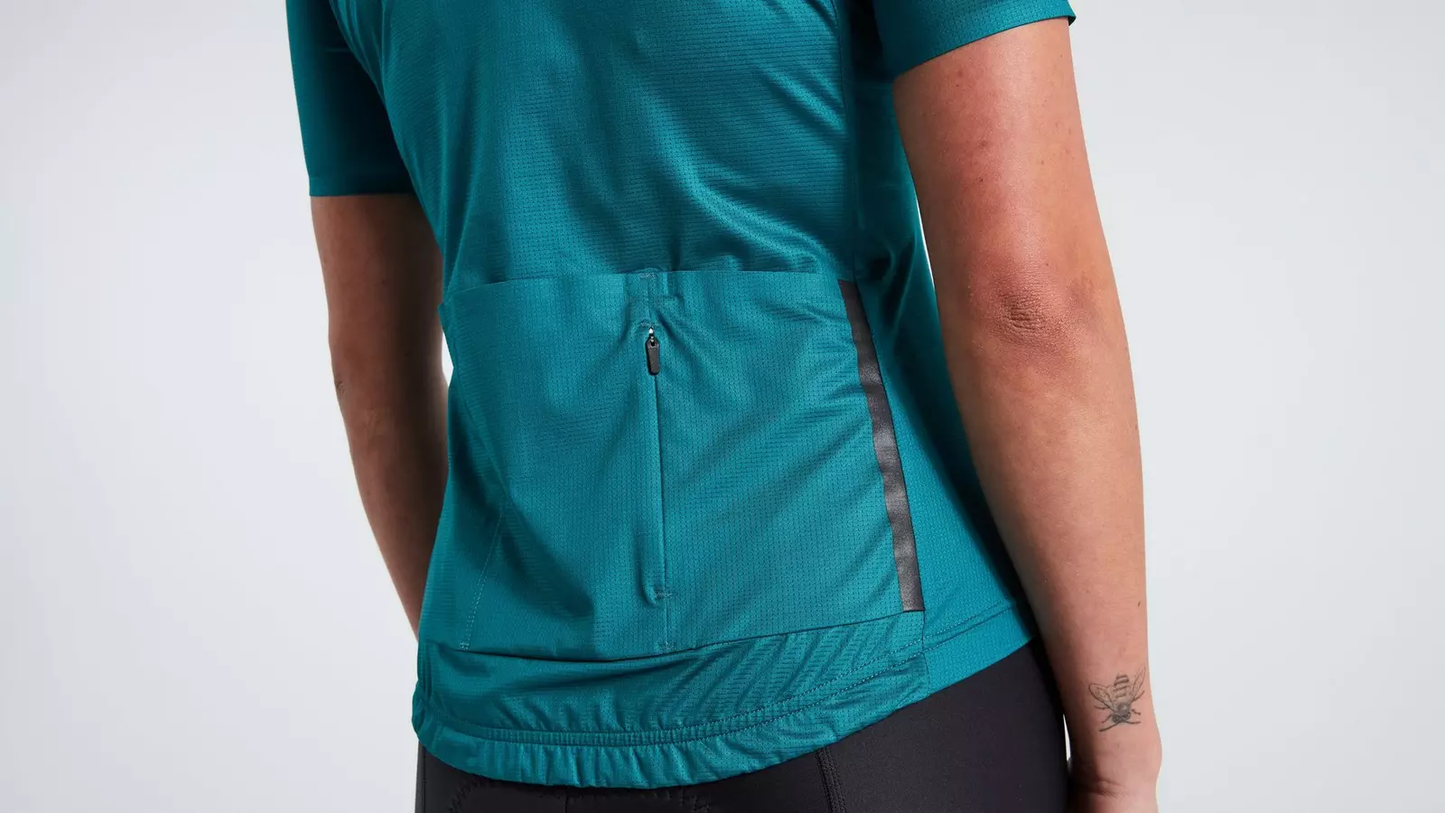 Women's SL Air Solid Short Sleeve Jersey Tropical Teal