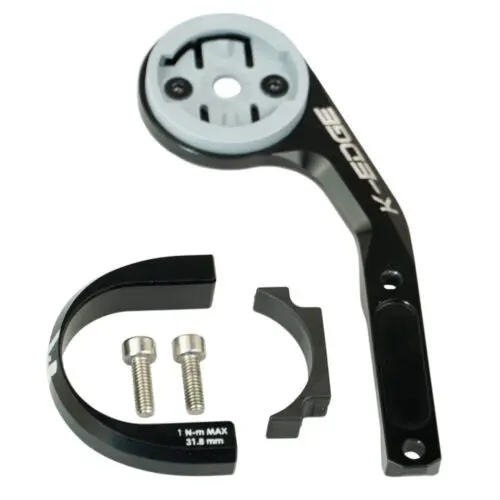 K-EDGE WAHOO SPORT COMPUTER MOUNT 31.8MM ANODIZE BLK K-EDGE