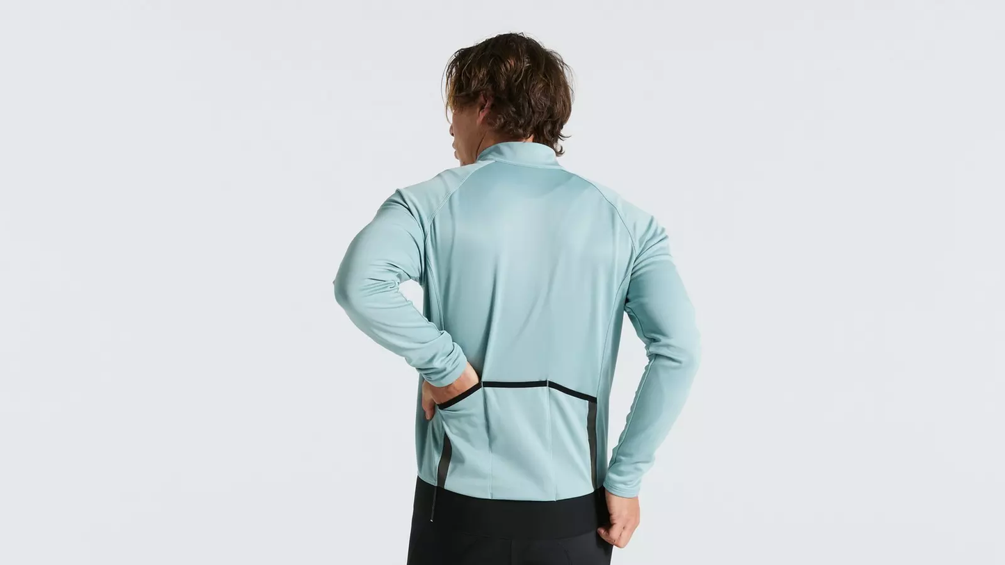 Men's RBX Expert Long Sleeve Thermal Jersey Arctic Blue