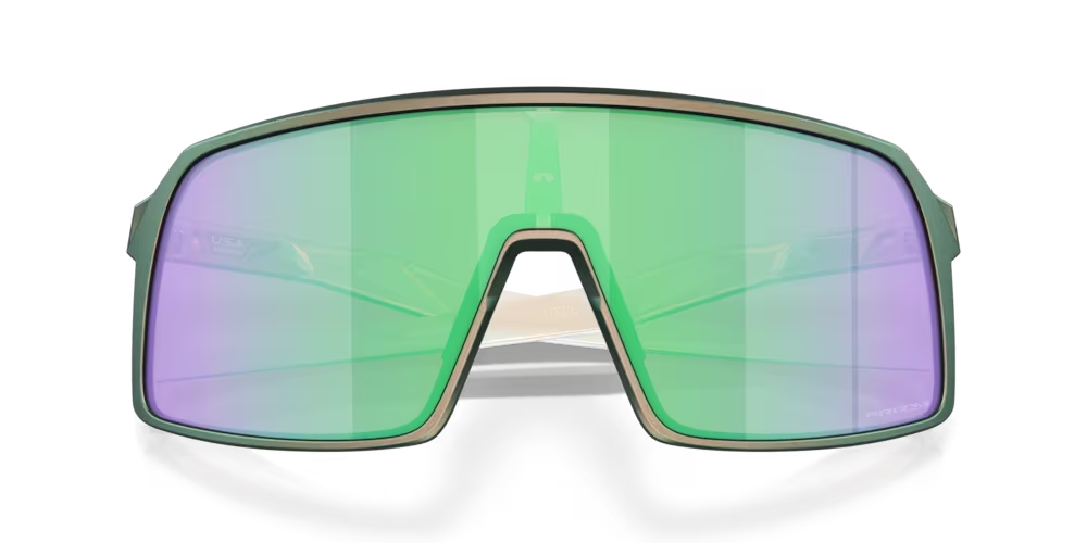 Oakley Sutro-Matte Silver Green Colorshift Frame-Prizm Road Jade Lenses