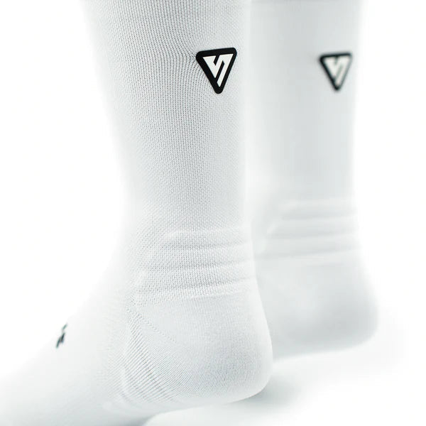 Classic White Active Crew Tab Socks VERSUS