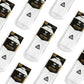 Classic White Active Crew Tab Socks VERSUS