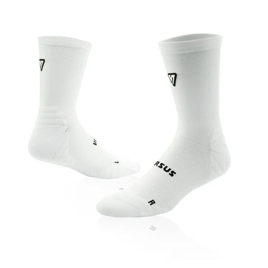 Classic White Active Crew Tab Socks VERSUS