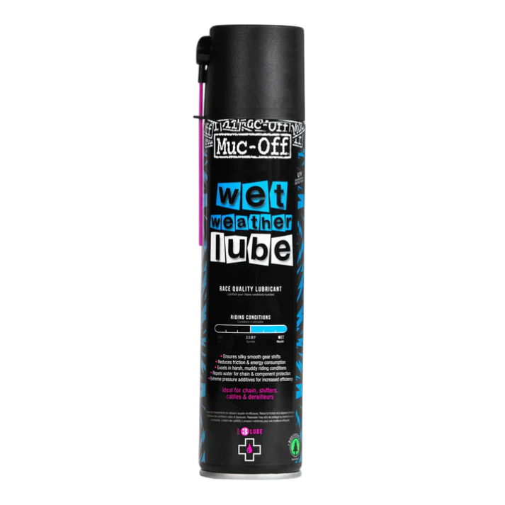 MUC-OFF WET WEATHER LUBE AEROSOL 400ML MUC-OFF