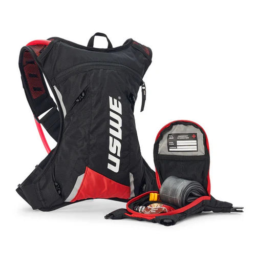 USWE HYDRO MTB 3L BLACK/RED