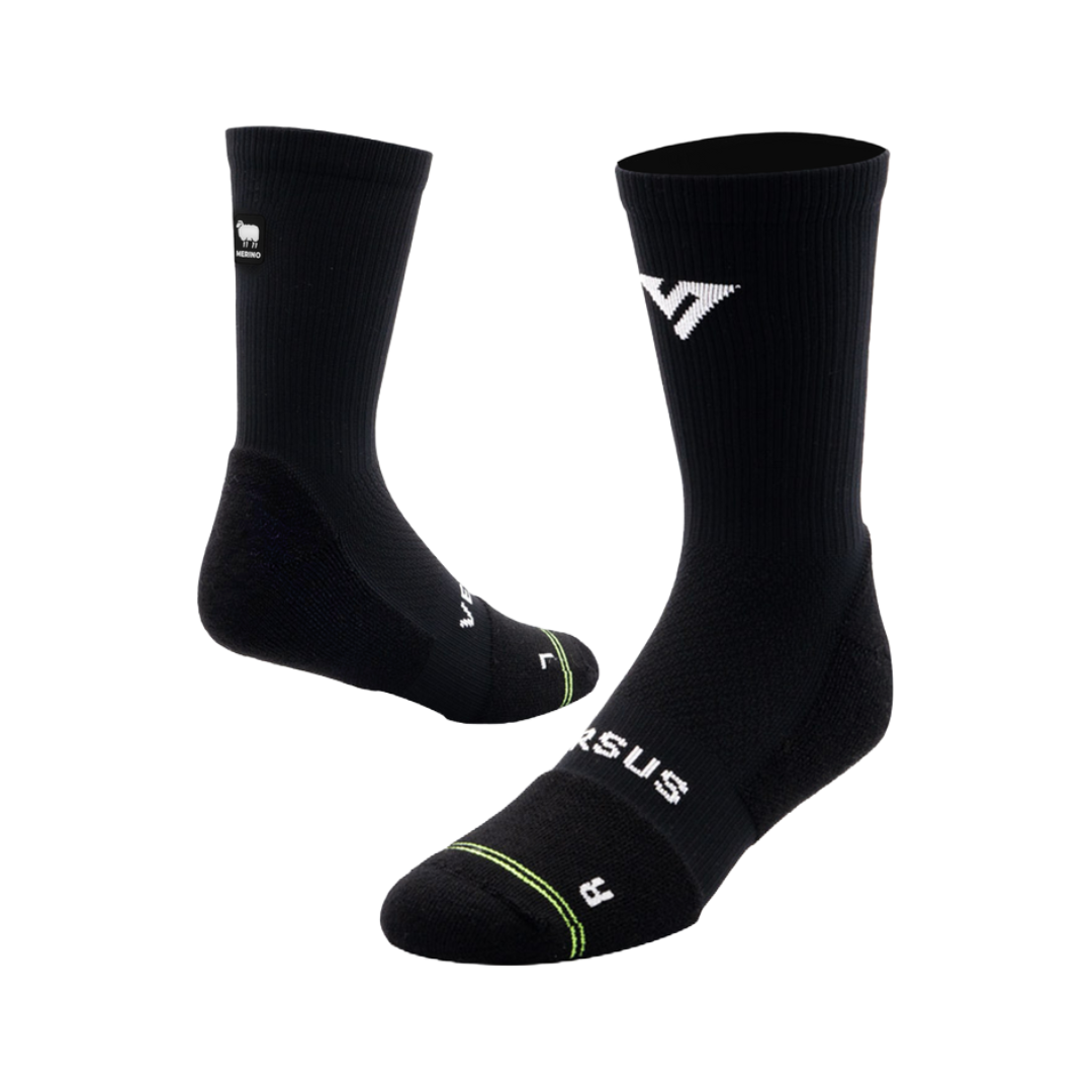 VERSUS MERINO SOCK BLACK VERSUS