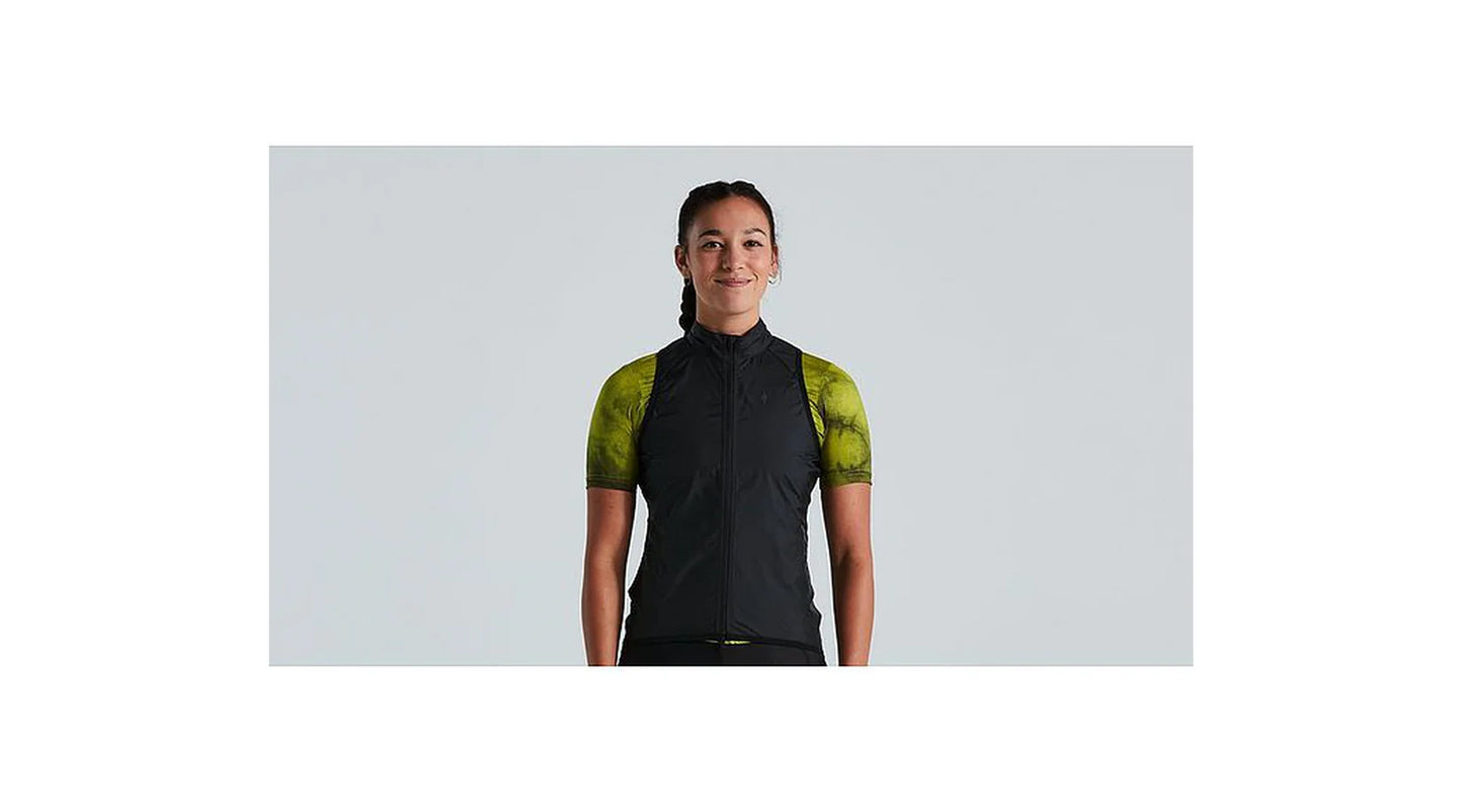 SI PRO WIND VEST WMN BLK XS