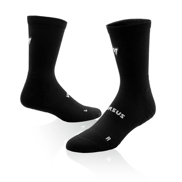 VERSUS ACTIVE CREW SOCK BLK TAB 4-7 VERSUS
